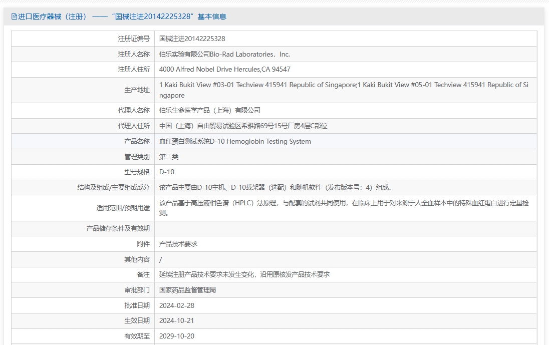 注册证正在上产中急需致电获取