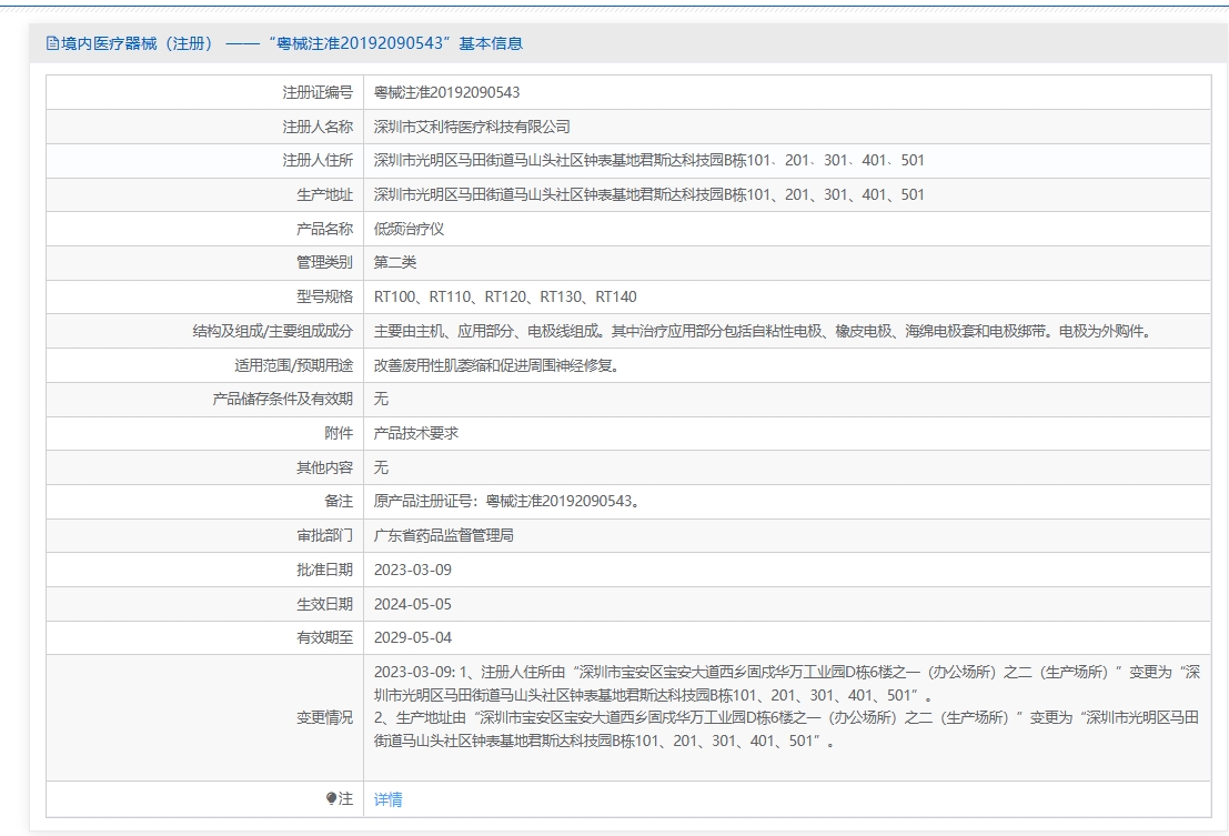 注册证正在上产中急需致电获取